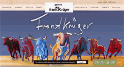 Desktop Screenshot of galeria-frankkrueger.com